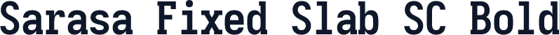 Sarasa Fixed Slab SC Bold