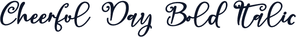 Cheerful Day Bold Italic