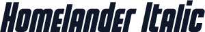 Homelander Italic