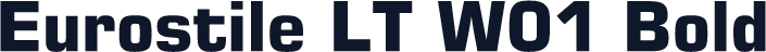 Eurostile LT W01 Bold