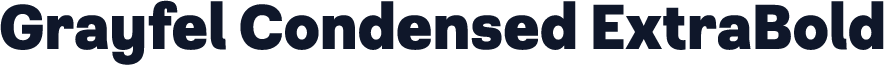 Grayfel Condensed ExtraBold
