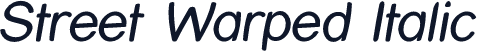 Street Warped Italic