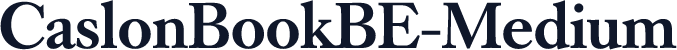 CaslonBookBE-Medium