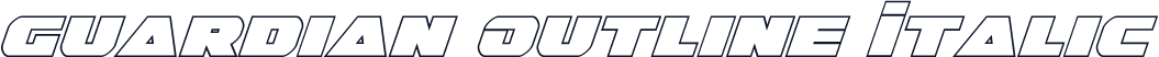 Guardian Outline Italic