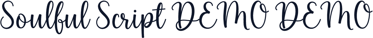 Soulful Script DEMO DEMO