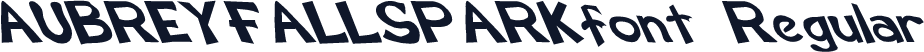 AUBREYFALLSPARKfont Regular
