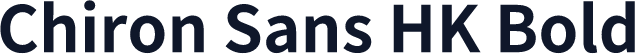 Chiron Sans HK Bold