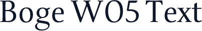 Boge W05 Text