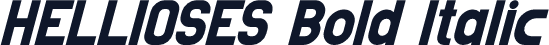 HELLIOSES Bold Italic