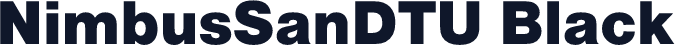 NimbusSanDTU Black
