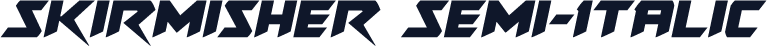Skirmisher Semi-Italic