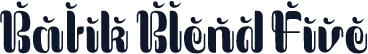 Batik Blend Five