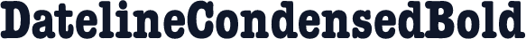 DatelineCondensedBold