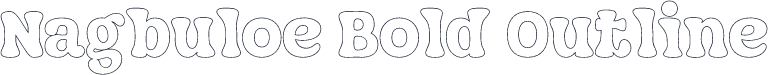 Nagbuloe Bold Outline