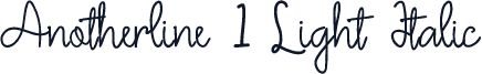 Anotherline_1 Light Italic