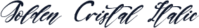 Golden Cristal Italic