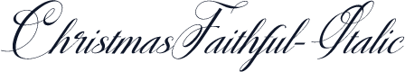 ChristmasFaithful-Italic