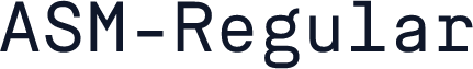 ☞ASM-Regular