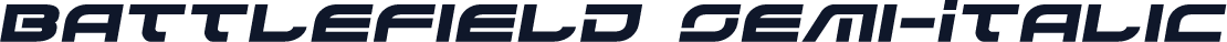 Battlefield Semi-Italic