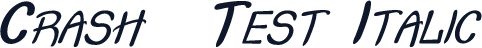 Crash  Test Italic