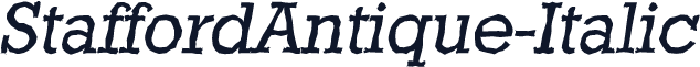 StaffordAntique-Italic