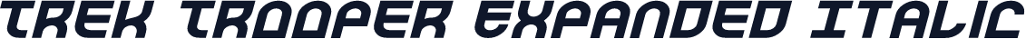 Trek Trooper Expanded Italic