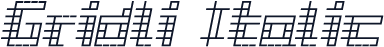 Gridli Italic