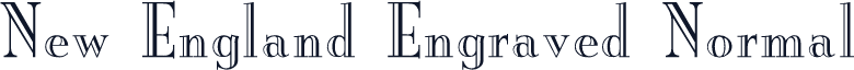 New England Engraved Normal