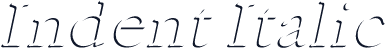Indent Italic