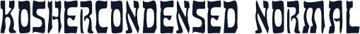 KosherCondensed Normal