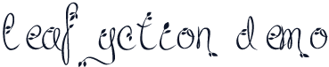 Leafyction Demo