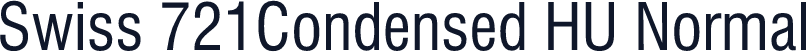 Swiss 721Condensed HU Normal