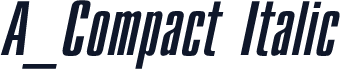A_Compact Italic