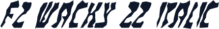 FZ WACKY 22 ITALIC