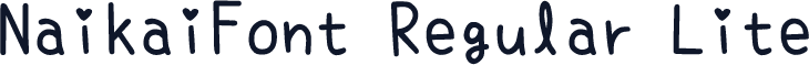 NaikaiFont Regular Lite