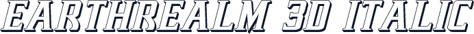 Earthrealm 3D Italic