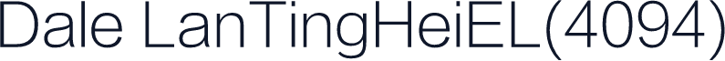 Dale LanTingHeiEL(4094)
