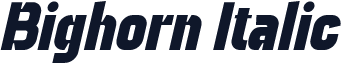 Bighorn Italic