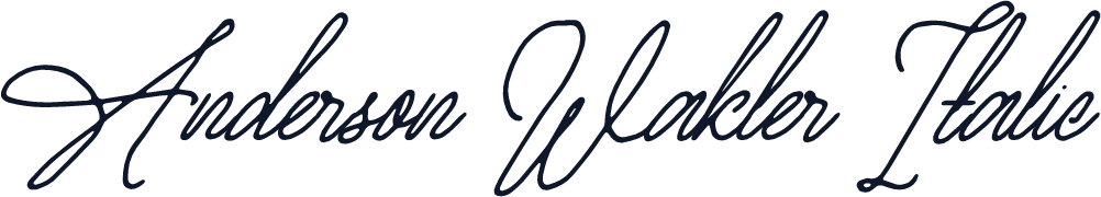 Anderson Wakler Italic
