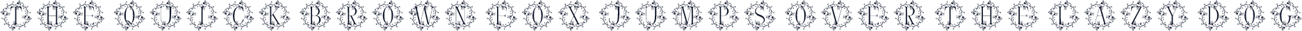 Rosalyn Circle Monogram