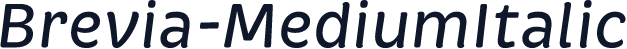 Brevia-MediumItalic