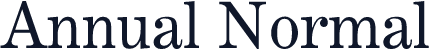 Annual Normal