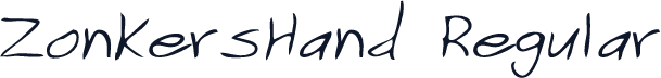 ZonkersHand Regular