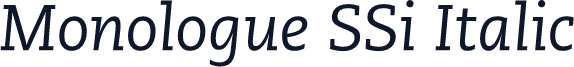 Monologue SSi Italic