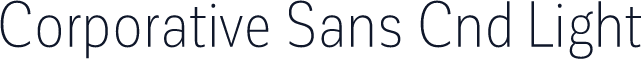 Corporative Sans Cnd Light