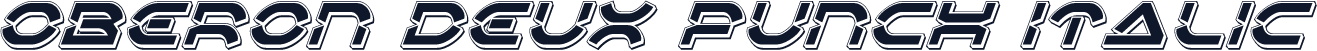 Oberon Deux Punch Italic