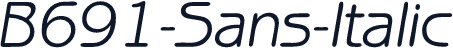 B691-Sans-Italic