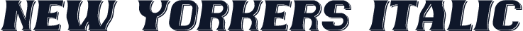 New Yorkers Italic