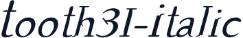 Tooth31-Italic