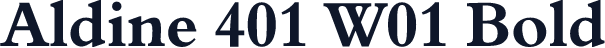Aldine 401 W01 Bold